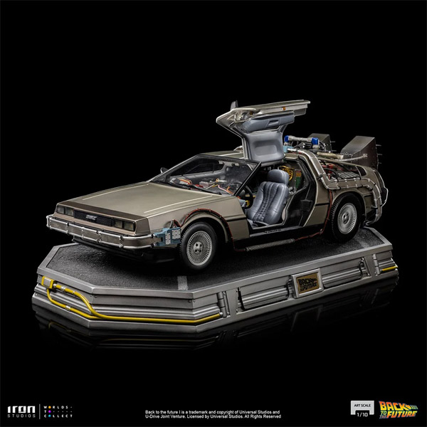 Iron Studios Back to the Future Art Scale 1/10 Scale Collector Edition DeLorean Statue